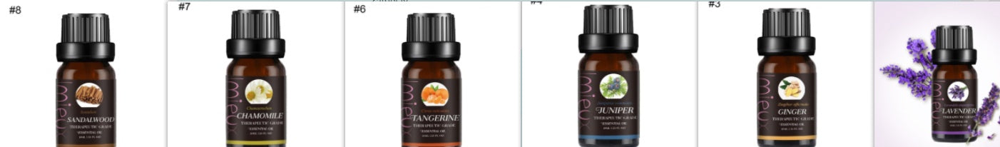 Pure Essential Oil Blend — Relaxing Body Massage Oil